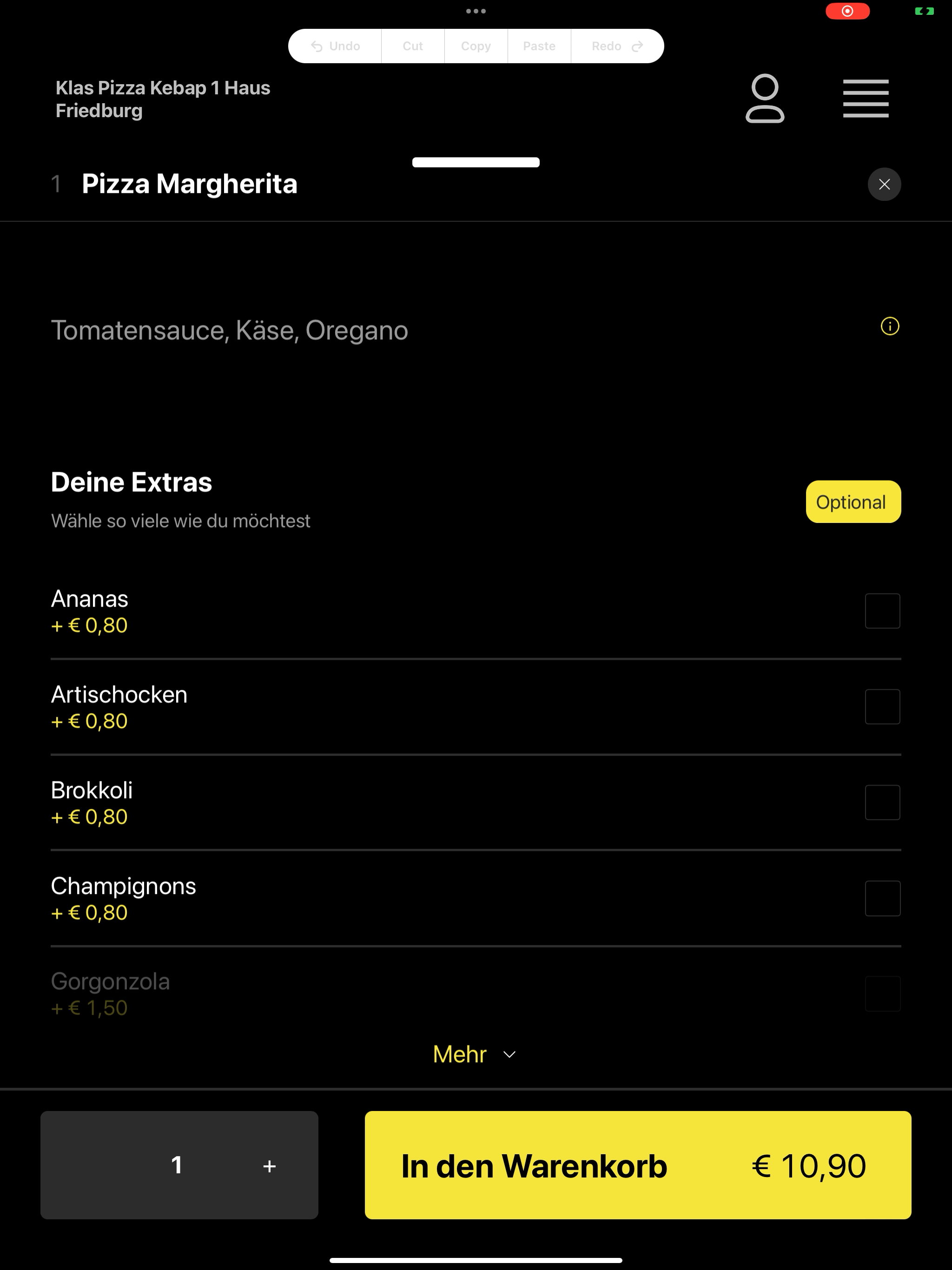 Klas Pizza Kebap 1 Haus Friedb screenshot 15