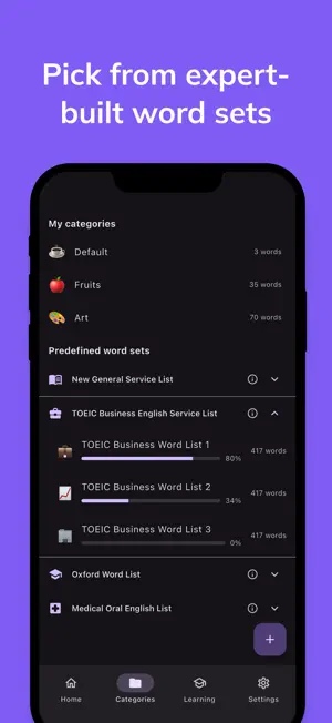 English SmartCards: LexiMory screenshot 2