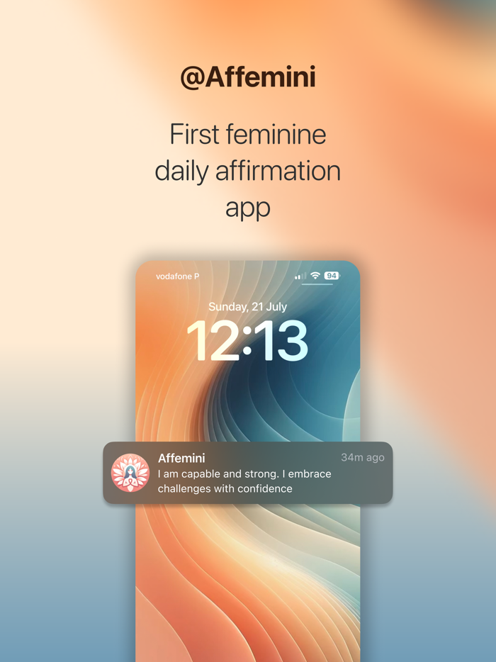 Affemini womens affirmations