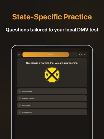 DMV Practice Test Permit 2026 iPad screenshot