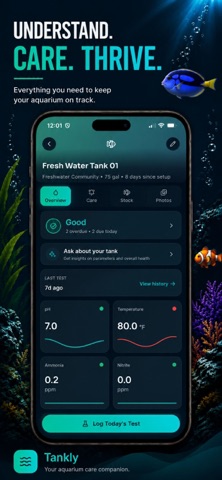 Tankly – Aquarium Tracker Screenshot 4 of 6
