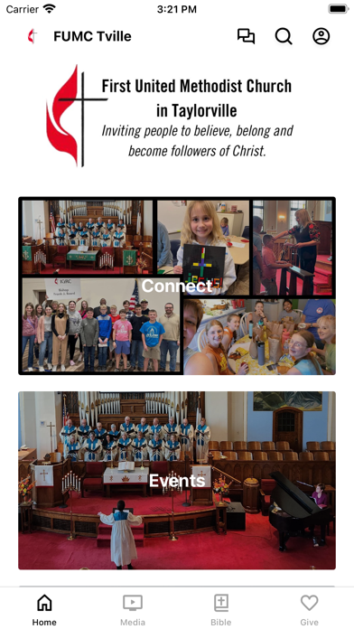 FUMC Taylorville Screenshot 1 - AppWisp.com FUMC Taylorville Screenshot 1 - AppWisp.com