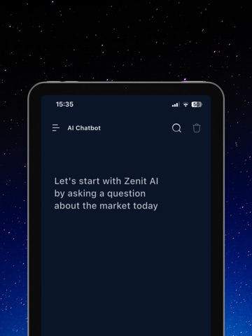 Zenit - Crypto Signals App iPad screenshot