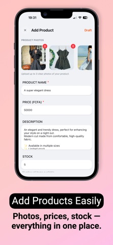 WassaShop Pro - Sell Online iPhone screenshot