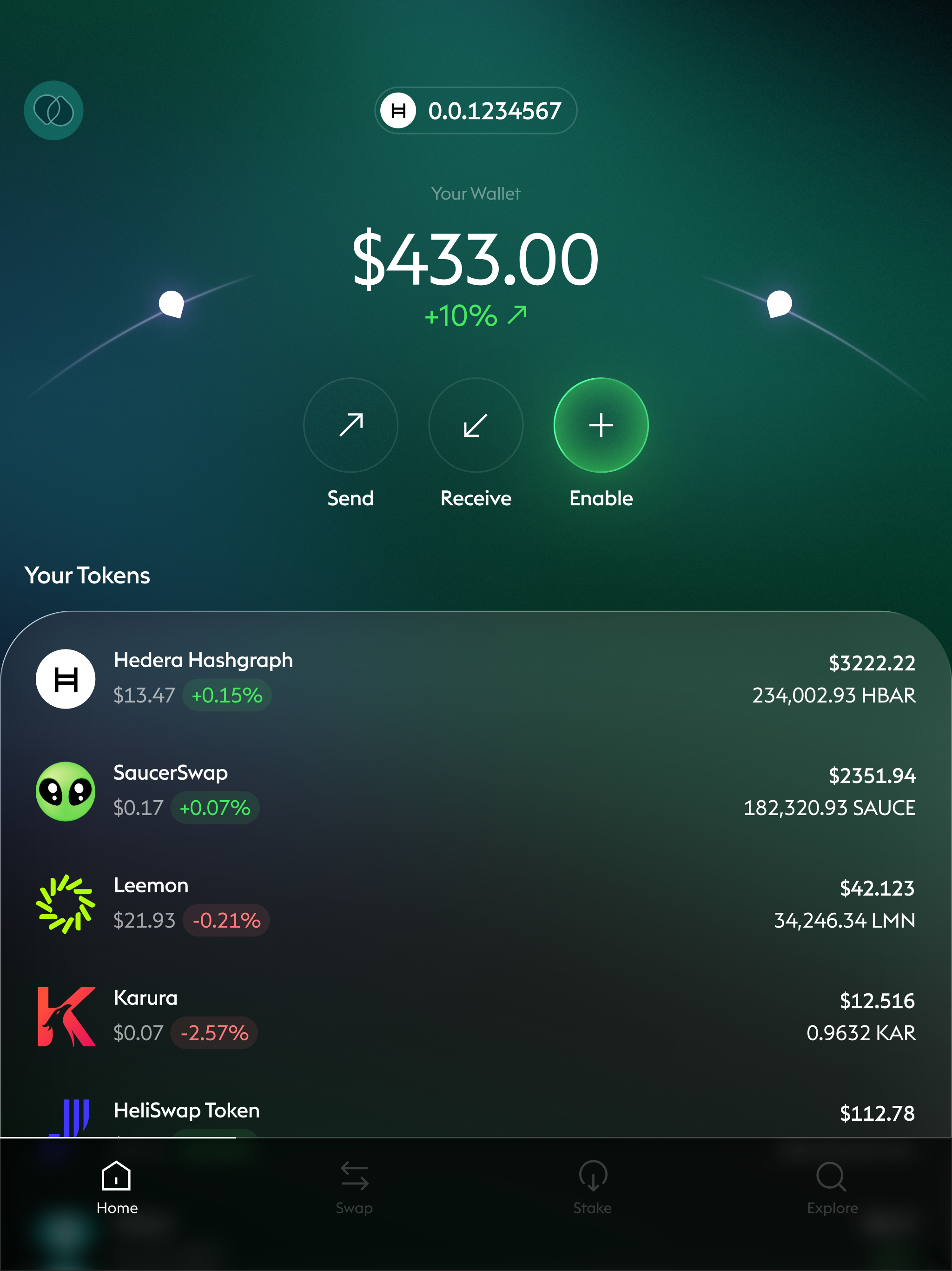 SaucerSwap: Hedera Wallet
