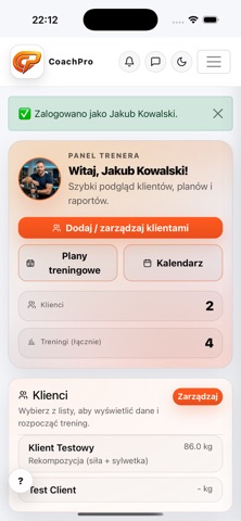 CoachPro screenshot