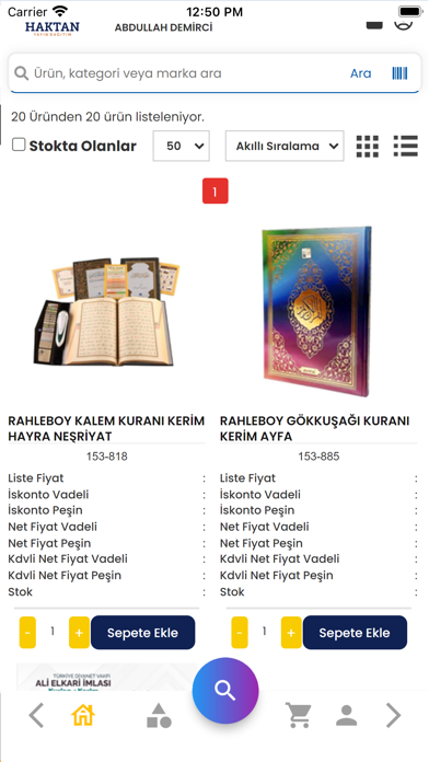 Haktan Yayınları B2B Screenshot