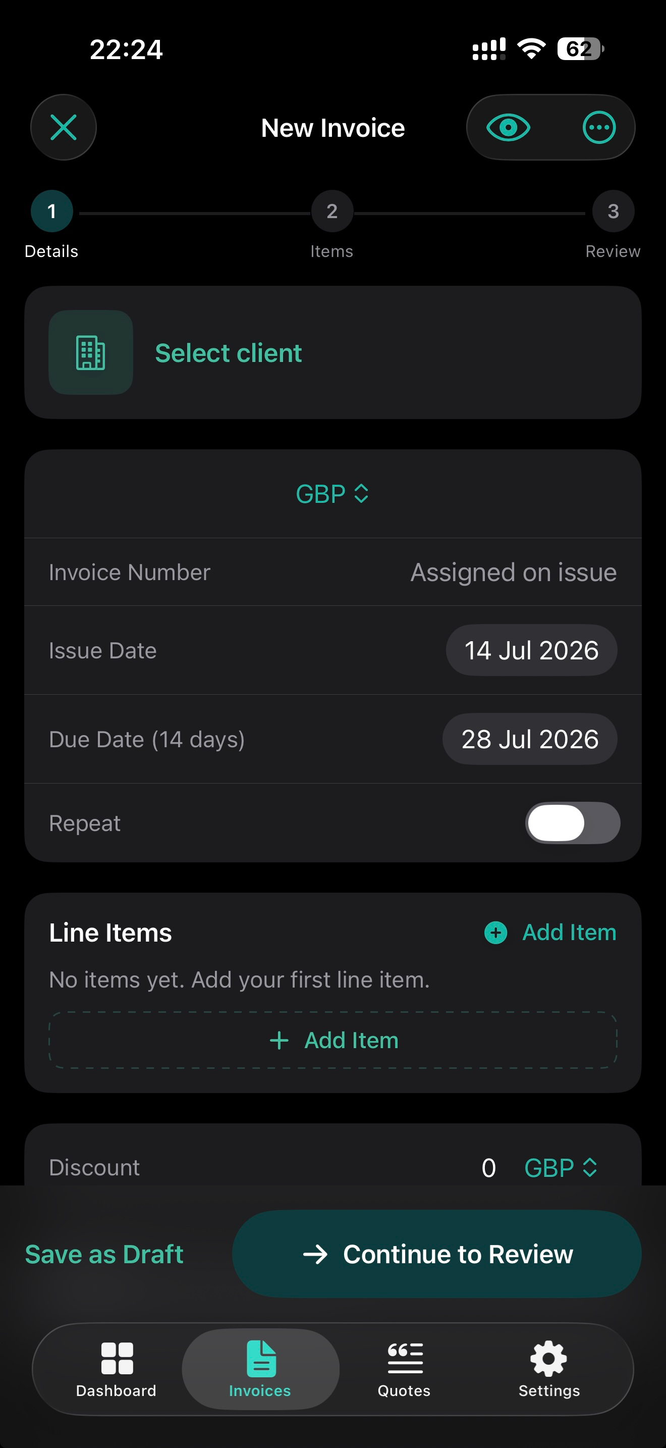 Invoicely screenshot 3