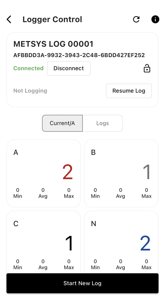#2. METSyS Current Logger (iOS) By: GMC-I PROSyS Ltd