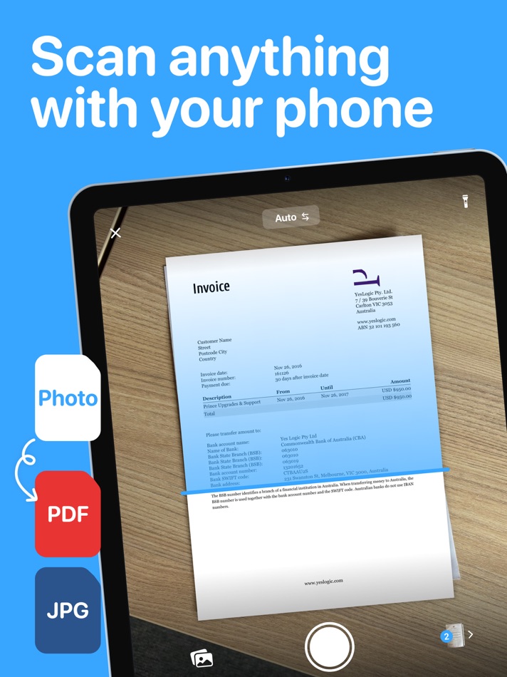 #1. Scan It: PDF Scanner Genius Go (iOS) Bởi: MWM