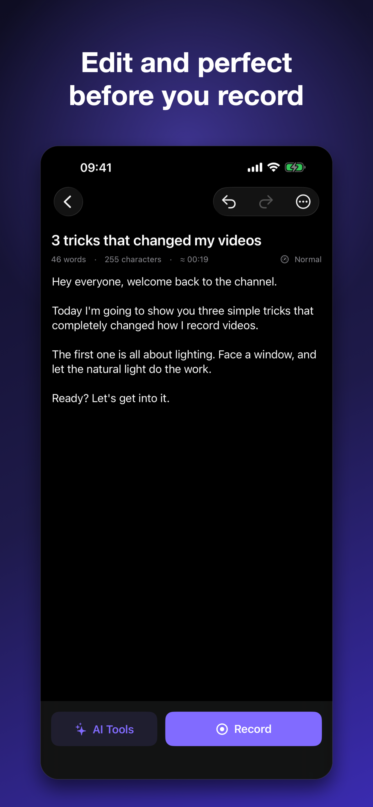 Promptora: Teleprompter screenshot 3