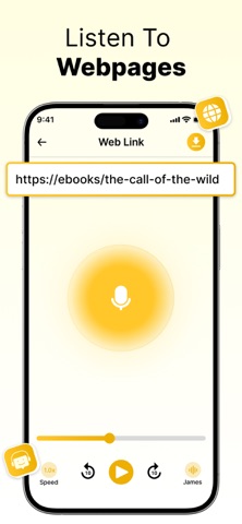 Narrova: Text to Speech iPhone screenshot
