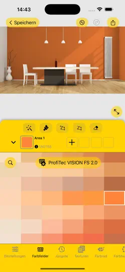 Скриншот PROFITEC Colordesign на iPhone 3