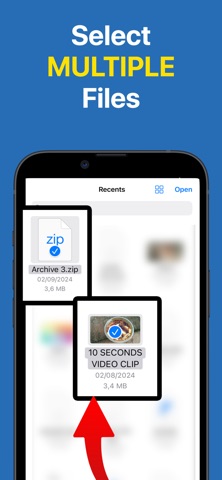 File Compressor - Shrink Size iPhone screenshot