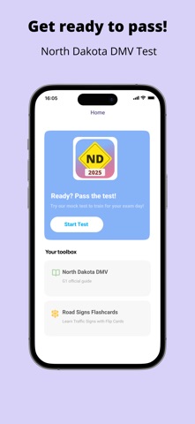 North Dakota DMV Test Screenshot 1 of 6