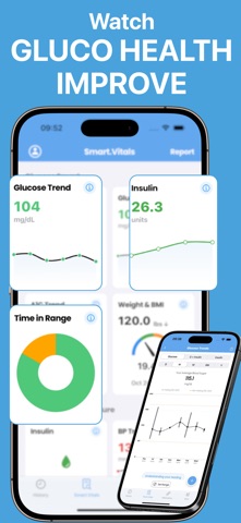 Free Blood Sugar Monitor ivita iPhone screenshot