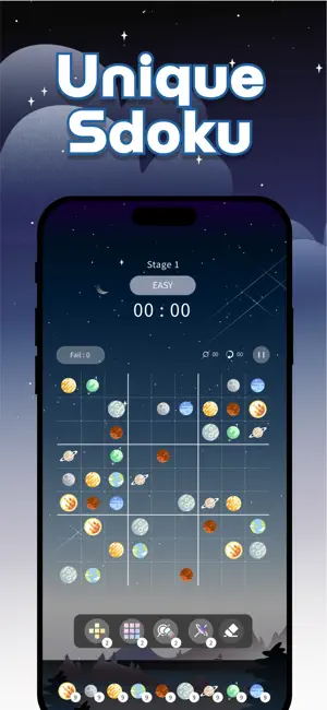 SpaceDoku : Picture Sudoku screenshot 1