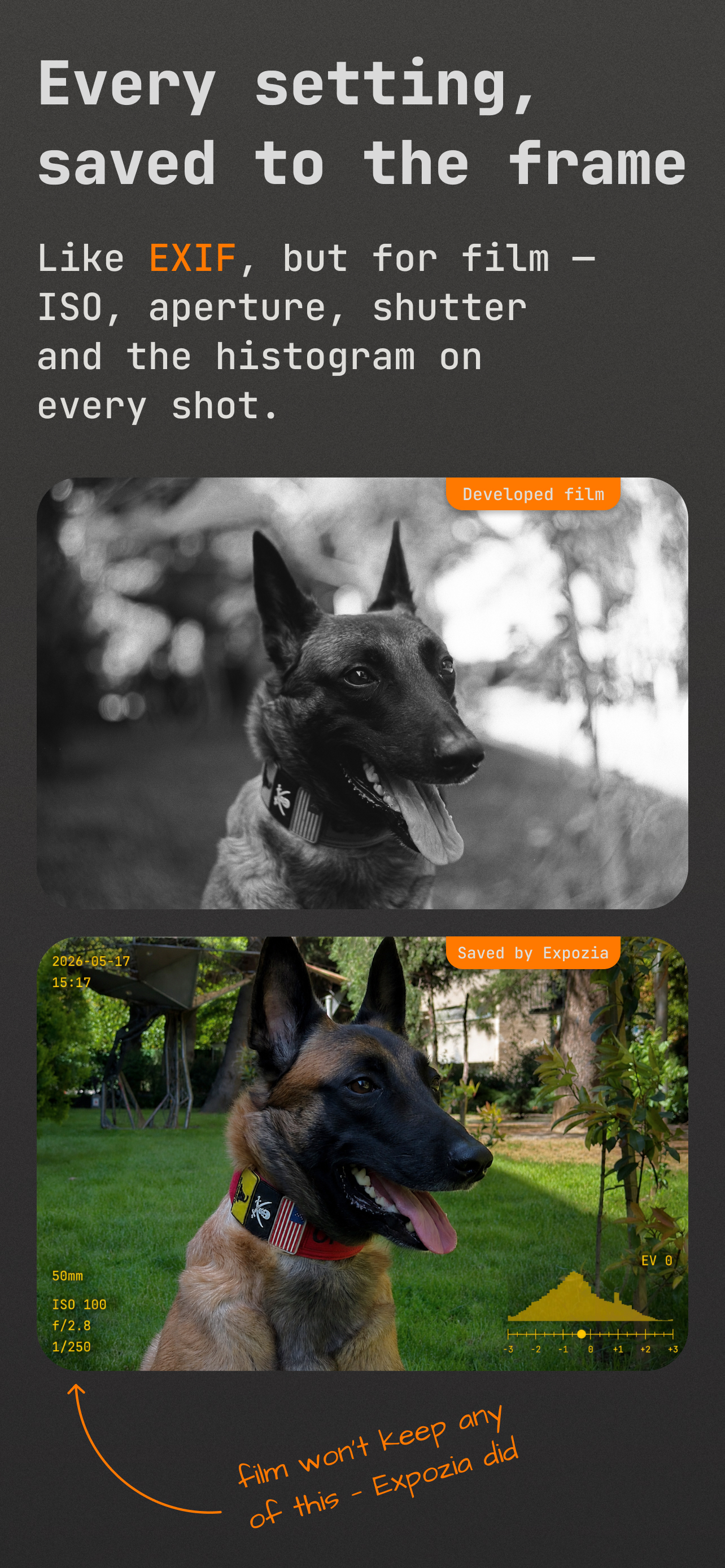 Expozia — Film Light Meter screenshot 3