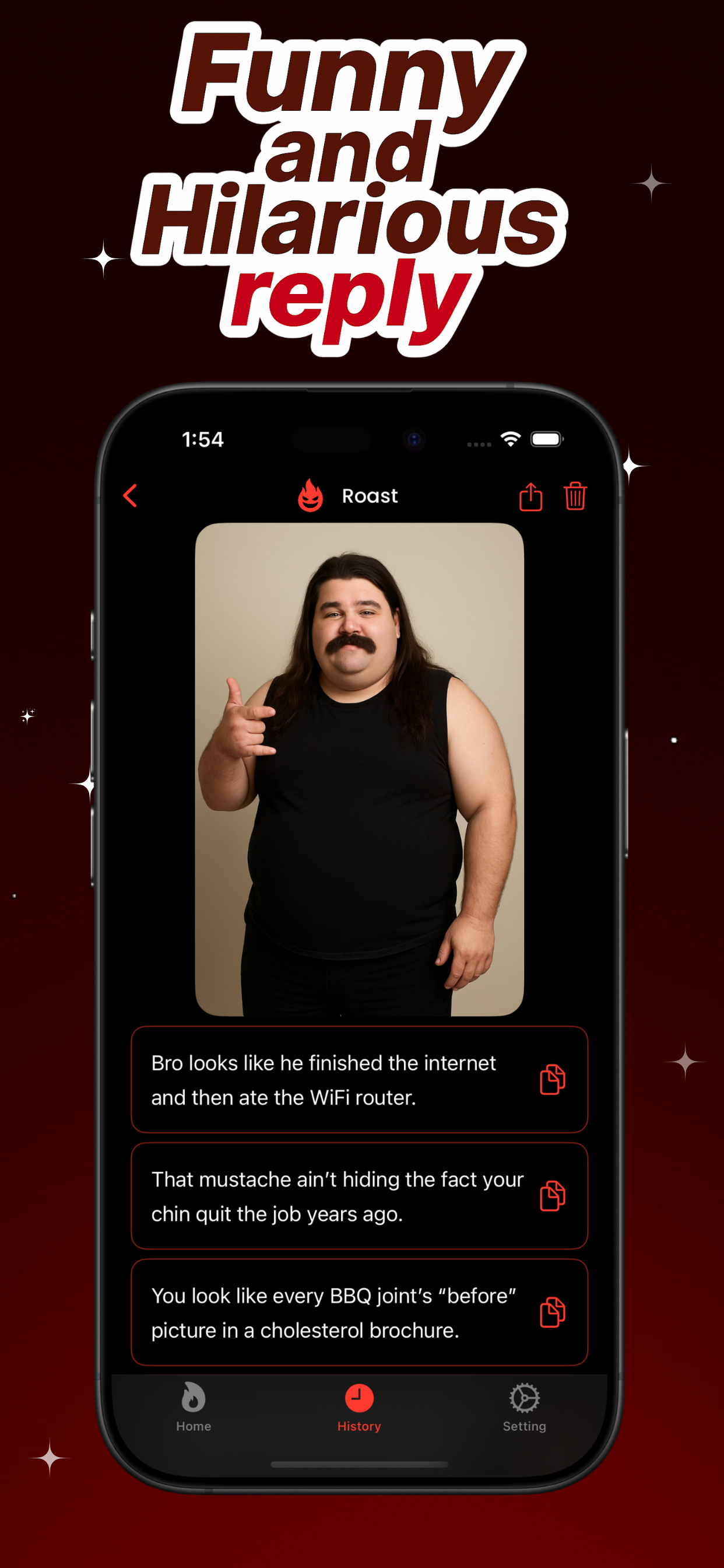Roast App - AI Roast Bot