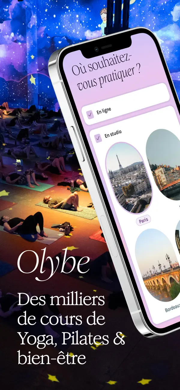 Screenshot #1 pour Olybe - Yoga, pilates et santé