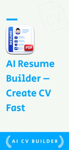 CV Builder - Ai Resume Maker iPhone screenshot