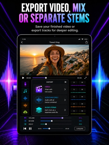Video Audio Splitter MSV Remix iPad screenshot
