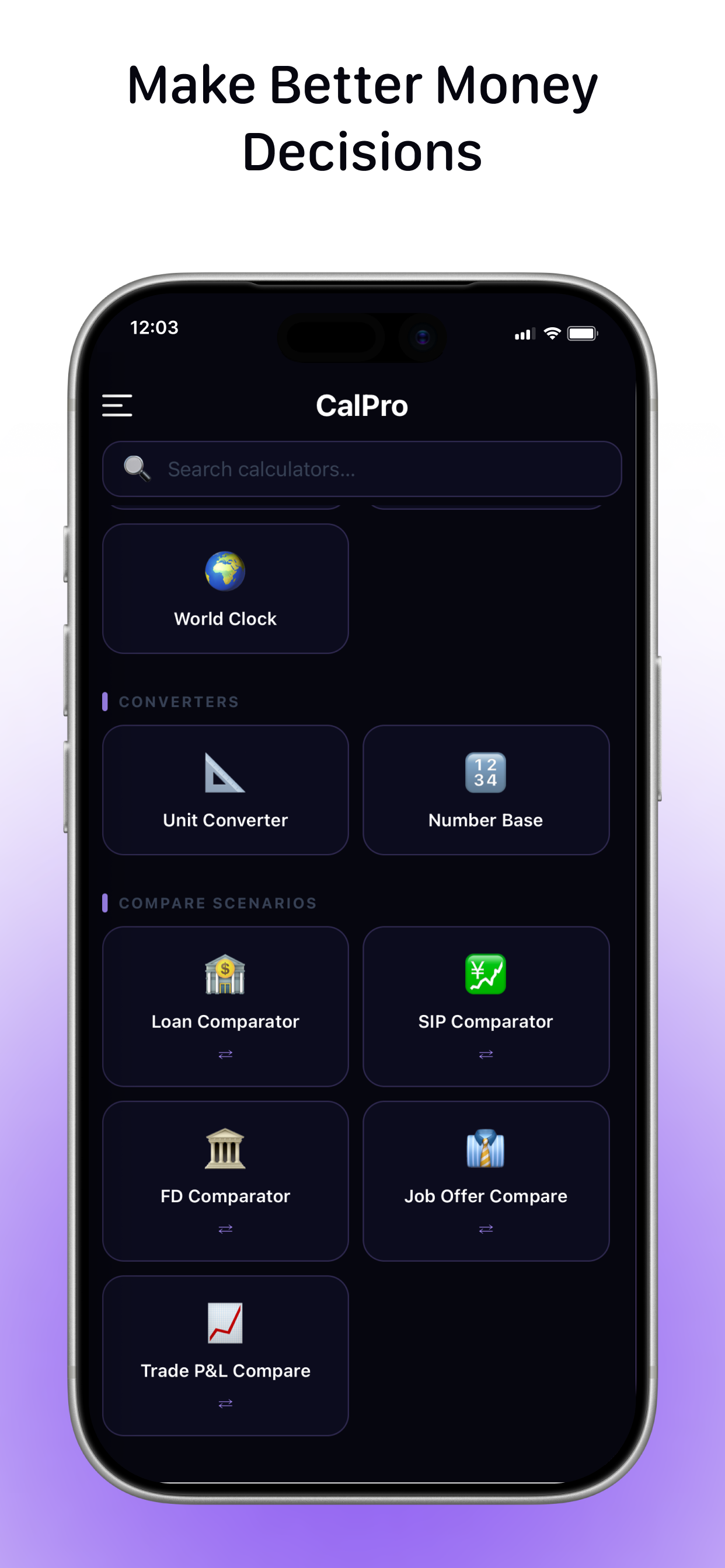 CalPro Calculator screenshot 3