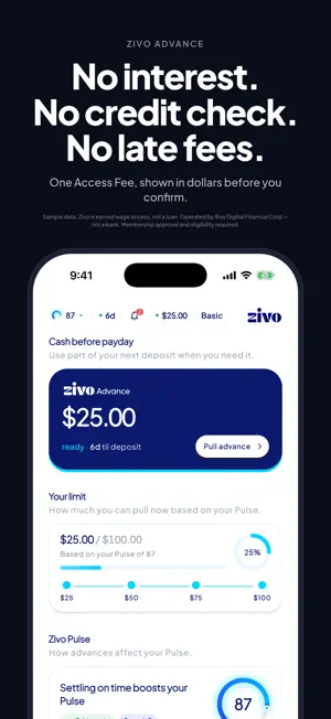 Zivo: Cash Advance screenshot 2