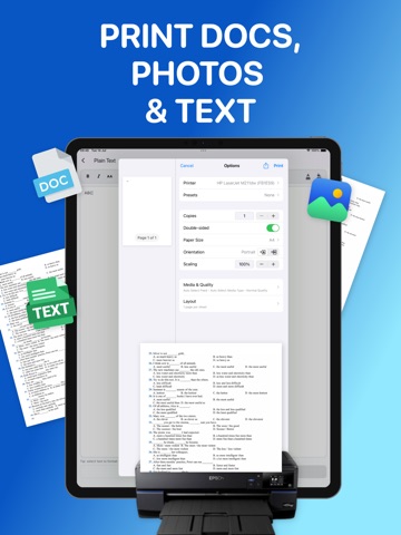 HP Smart Printer App Setup iPad screenshot