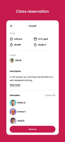 Hoosier Athletic Club screenshot