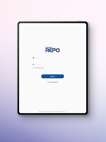 Simcoe Repo iPad screenshot