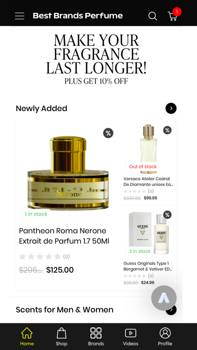 Best Brands Perfume Screenshot