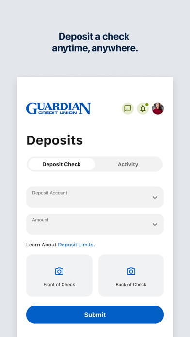 Guardian Credit Union Alabama iPhone screenshot