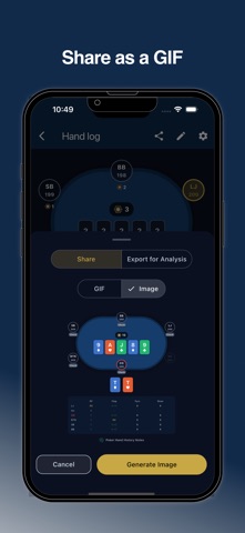 Poker Hand History Notes screenshot