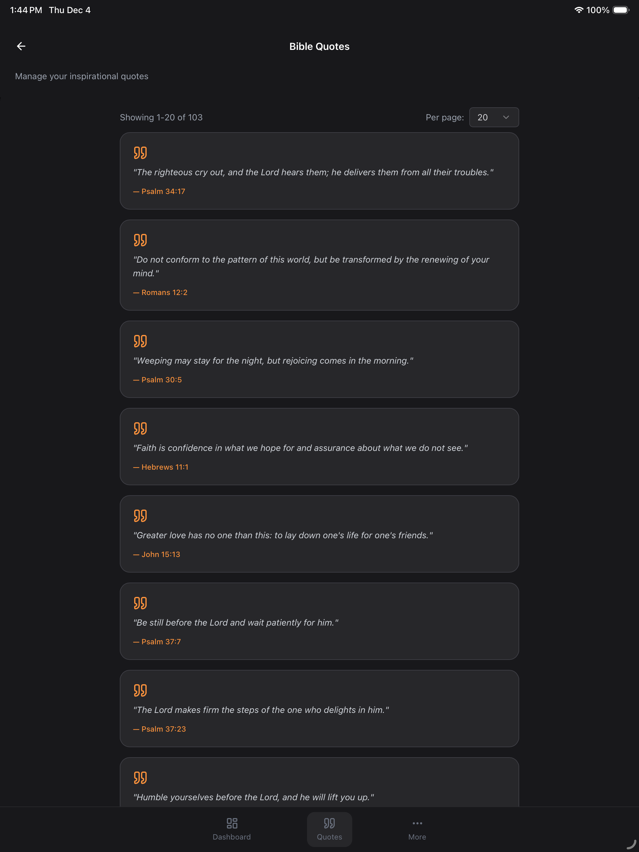Dear God App (deargodapp.com) screenshot 10
