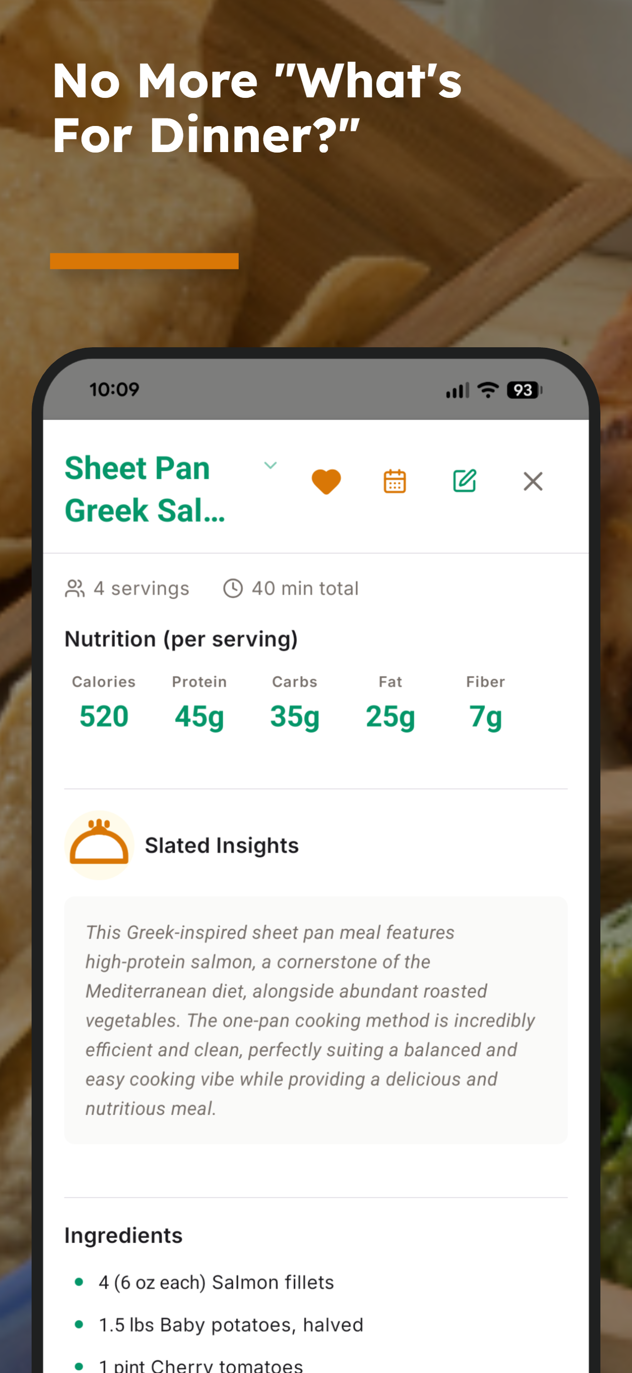 Slated: Family Meal Planner