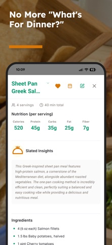 Slated: Family Meal Planner screenshot