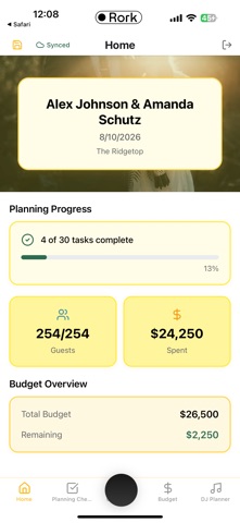 Wedding Planner Plus screenshot