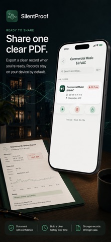 SilentProof: Noise Complaint Screenshot 3 of 3