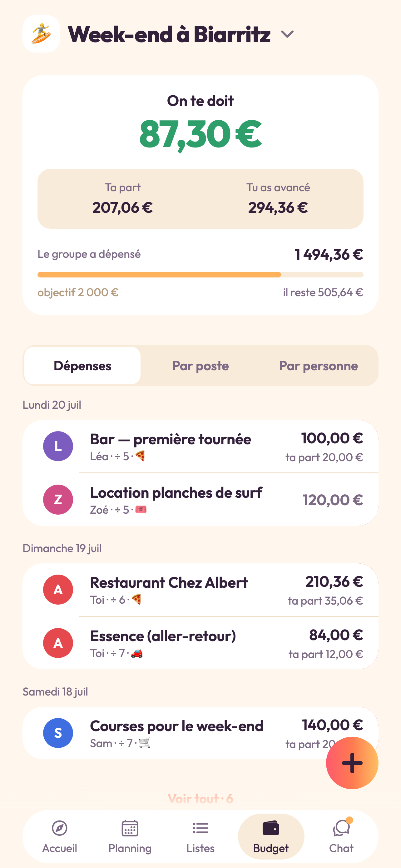 Bandee : voyages entre amis screenshot 3