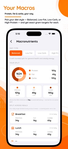 TDEE Calculator Calorie Count Screenshot 4 of 8