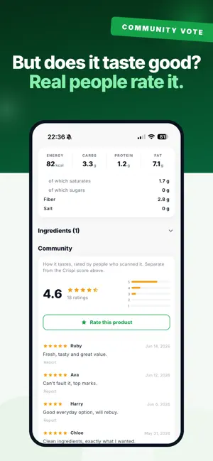 Crispl: Food Label Scanner screenshot 4