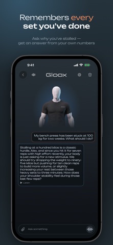Gloox: AI Personal Trainer Screenshot 5 of 10
