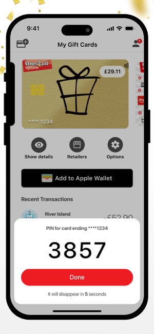 One4all app discount