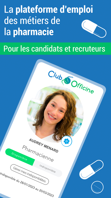 Screenshot #1 pour Club Officine Emploi pharmacie