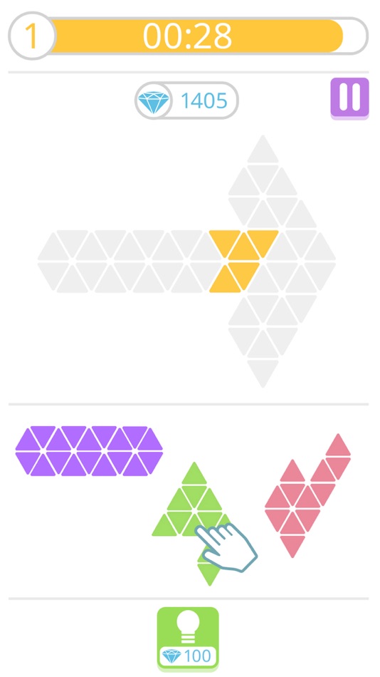 #2. Tangram Triangle ! (iOS) De: PLAYTOUCH