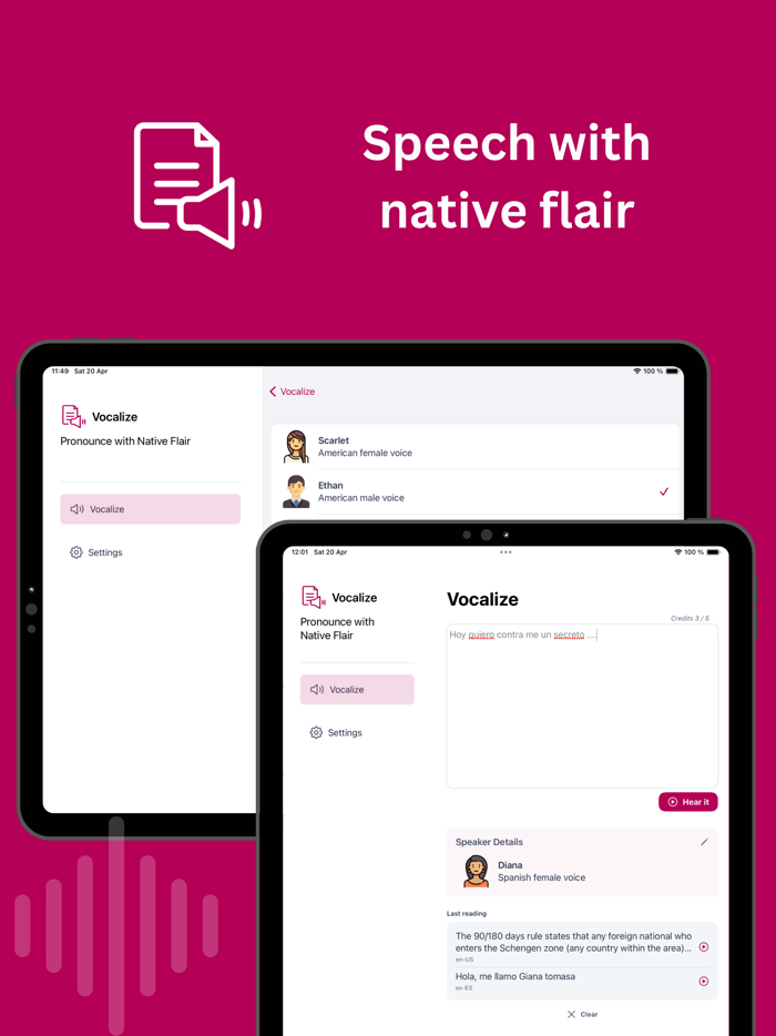 Text to Speech Audio Voice