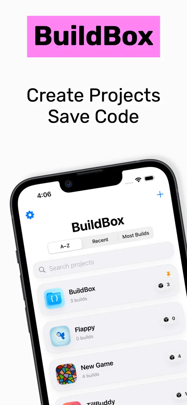 #1. Save Code: BuildBox (iOS) 由: Dimitry French
