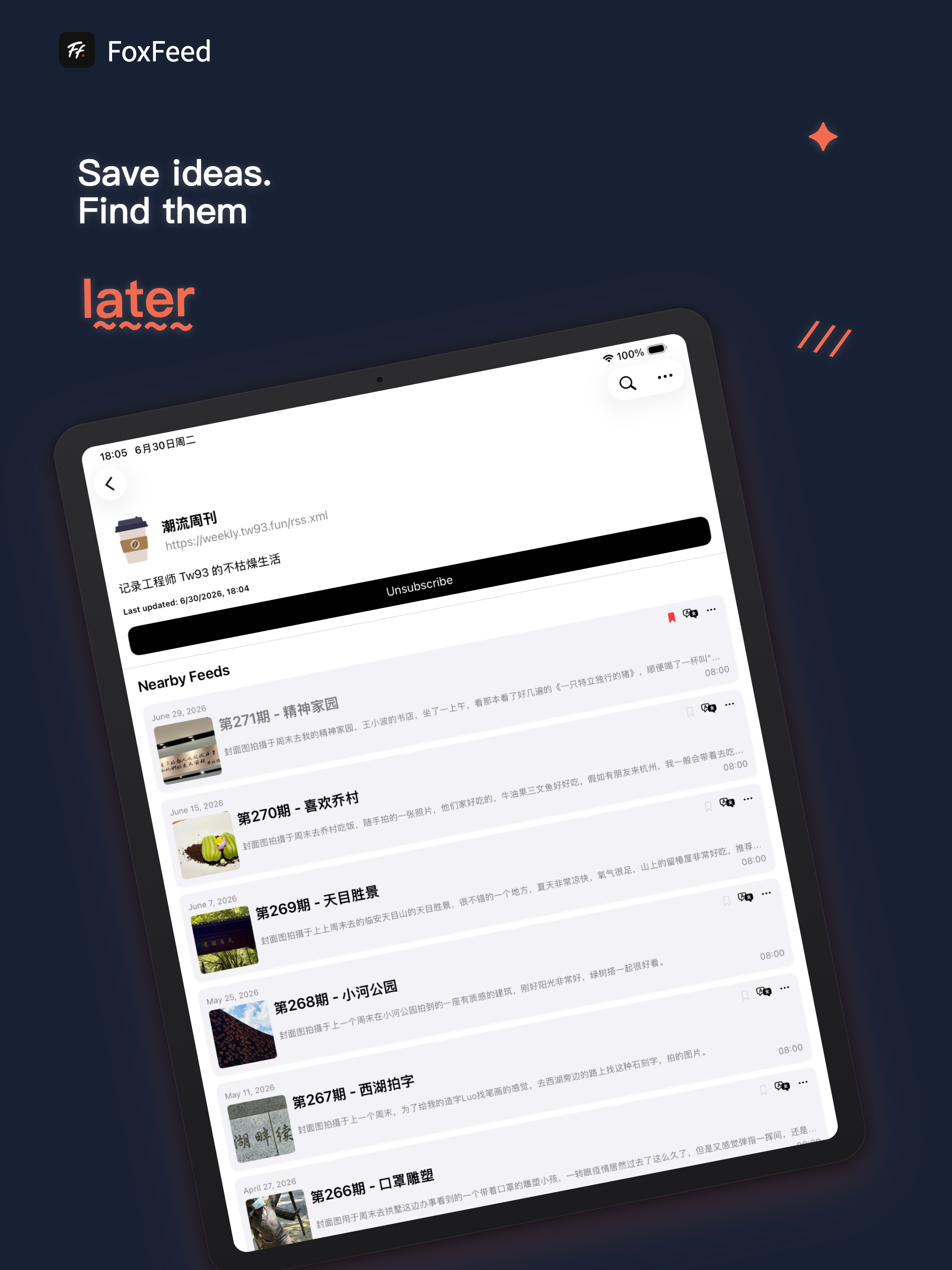 FoxFeed: RSS Reader screenshot 12