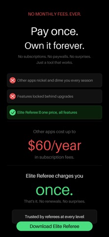 EliteReferee screenshot